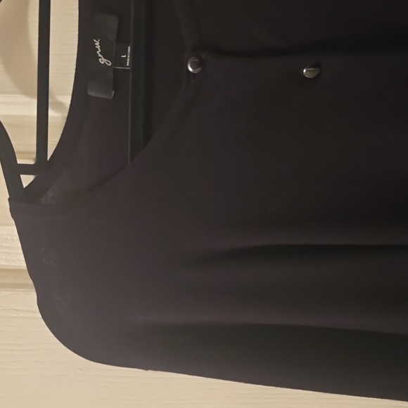 GNW BRAND WOMEN'S BLACK FRONT BUTTON CARDIGAN SWEATER SIZE LARGE - Picture 4 of 15